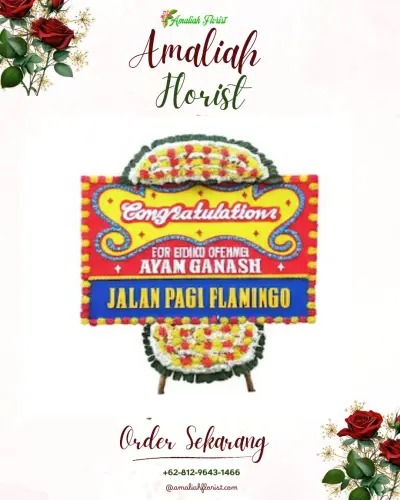 Bunga Papan Congratulation di Dadirejo
